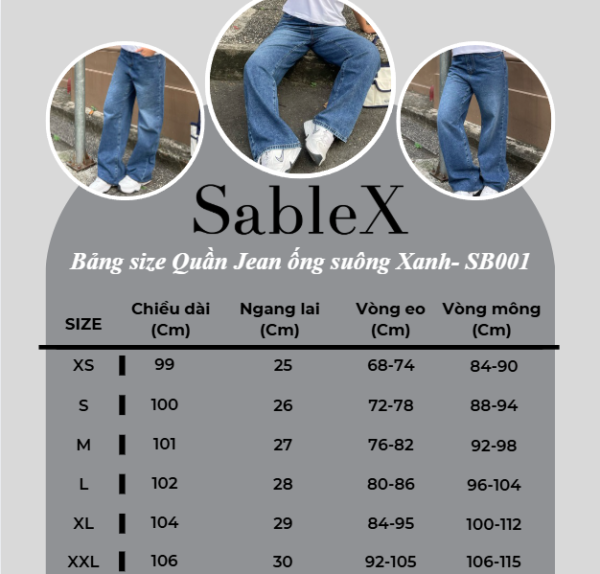 Quần Jean Ống Rộng 25cm Unisex Chất Liệu Denim Cao Cấp Form Suông Rộng Tôn Dáng Phù Hợp Nam/Nữ Dễ Phối Đồ