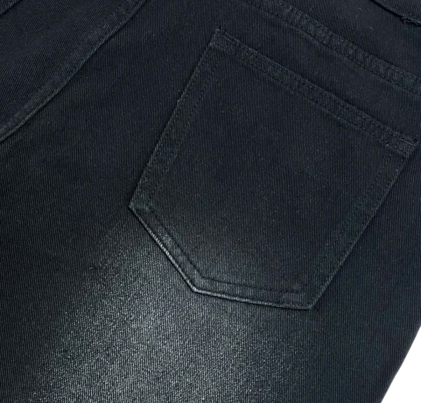 Quần Jean Ống Rộng 25cm Wash đùi SableX màu đen Phù Hợp Cho Nam Và Nữ